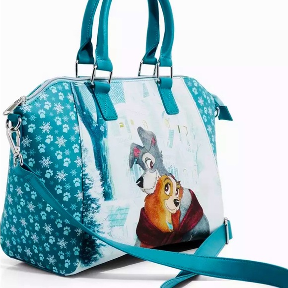Loungefly Lady And The Tramp Handbag - Picture 2 of 4
